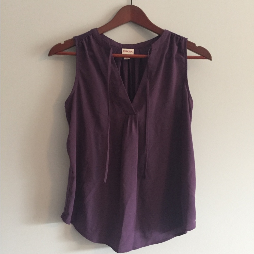 ✨Plum Merona Top